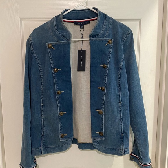 Women's Blue denim style Jacket - Picture 3 of 3